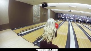 Thickumz - Fat Ass Blonde Caught at the Bowling Alley - 3 image