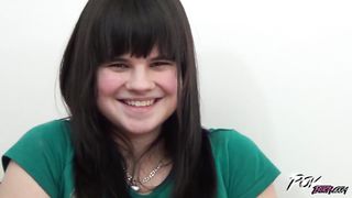 Fat super horny babe fuck stranger extremely hard to cum on her ass - 1 image