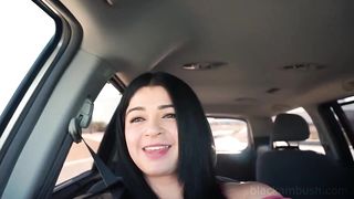 Chubby Arabic Chick Adrianna Mega Dark Dicked by Black Cock in Seedy Motel! - 2 image