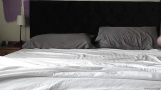 JEALOUS BBW WIFE CATCHES HUBBY JERKING OFF! MAKES HIM FINISH INSIDE OF HER! - 6 image