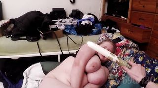 Chubby GF POV with Cumshot