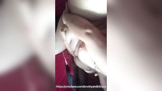 Tatted Hot BBW MILF Begged her BBC Stepson to Cum all on her Face after Fucking - 11 image