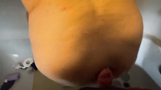 StepAunt Ann JOI in the Shower Jacks me off on ASS best Mature Tits LEGS - 10 image