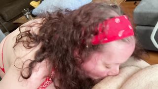 A Not-So-Lazy Sunday on the Couch with BBW Shyla Nervous and BHM Rex Behr - 10 image