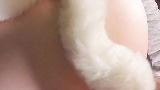 Fucking BBW Cat Girl Doggy Style ending in Creampie - 9 image