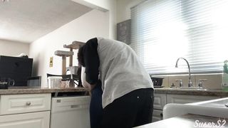 BBW wife gets fucked in the kitchen - Susers2 - 4 image