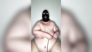 Ssbbw sub orgasm playing with nipple clamps - 4 image