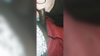 White BBW Sucks on Boyfriend's BBC - 13 image