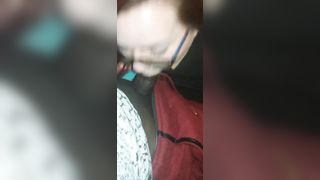 White BBW Sucks on Boyfriend's BBC - 15 image