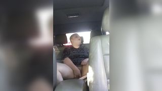 Blonde PAWG Backseat Car Masturbation - 14 image