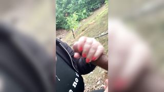 Chubby Girl Caught Sucking my BBC outside - 9 image