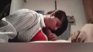 Smoking Hot BBW Sucks BWC Busts on her Chest with Joint in Hand - 10 image