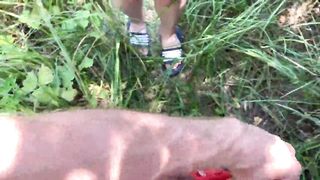 Real Outdoor Sex on the River Bank after Swimming (POV) - 2 image