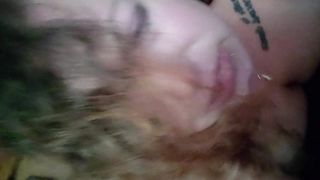 Pierced BBW Gets Cream Pie