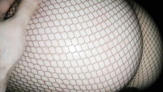 OILED BIG ASS in Fishnet Stockings Teasing you to Cum will you Resist ?