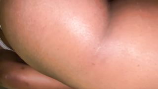 Cheating Ebony Shakes her Bubble Butt on White Cock - 9 image