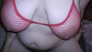 Wife with a Big Boobs Rough Femdom Ride my Cock with her Creampied Cheating Pussy! - 5 image