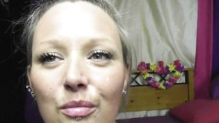 Xnx - Nikki's on her Knees!! Sloppy Deepthroat & Spunk Munching - 15 image