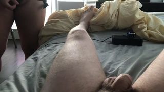 First Time Pegged Girlfriend Fucks Me Makes Me Cum on Cam - 1 image