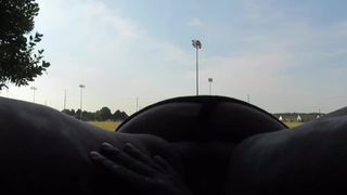 Horny College BBW in the Park (Part One) - 1 image