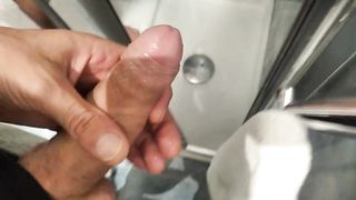 Chubby Wife with HUGE NATURAL TITS, Sees the COCK, and Jerks her off - 3 image