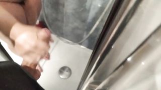 Chubby Wife with HUGE NATURAL TITS, Sees the COCK, and Jerks her off - 8 image