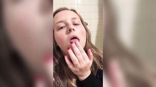 POV: Don’t tell your Mom and Dad we have Fun in the Bathroom, make me Cum - 4 image