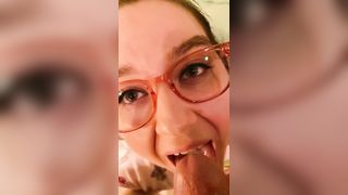 My Tongue Gets Flooded with Cum (SloMo)