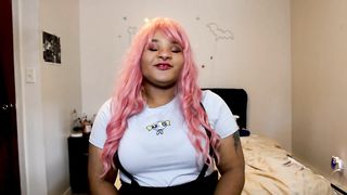 Ebony Schoolgirl JOI over Zoom - 2 image