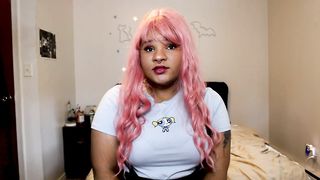 Ebony Schoolgirl JOI over Zoom - 3 image