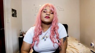 Ebony Schoolgirl JOI over Zoom - 4 image