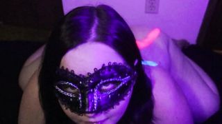 Hot BBW in Body Paint Talks Dirty while she Fucks herself - 10 image