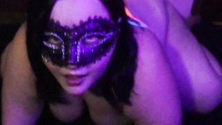 Hot BBW in Body Paint Talks Dirty while she Fucks herself - 12 image