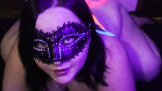 Hot BBW in Body Paint Talks Dirty while she Fucks herself - 14 image