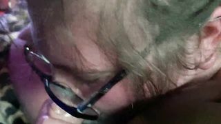 Sexy BBW gives Sloppy Deepthroat to a BBC - 6 image