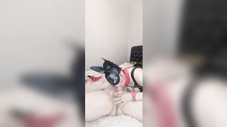 Dirty Bitch Rides her Ass on my Dick