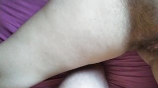 Cumming on my thick stepsister hairy pussy! - Milky Mari - 8 image