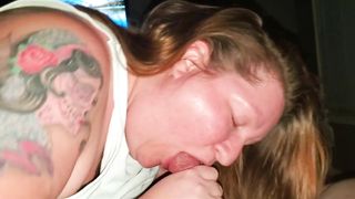 Sucking, Fingering and Fucking BBW Tattooed Wife - 6 image