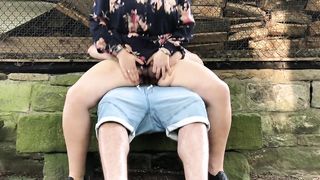 Outdoor sex behind a farmhouse - public fuck with bbw - 13 image