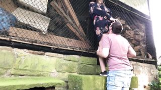 Outdoor sex behind a farmhouse - public fuck with bbw - 3 image