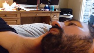 BBW Wifey gives Husband Handjob while he Smells her Feet - 10 image