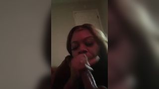 Ebony Blonde gives Nice Blowjob - 2 image