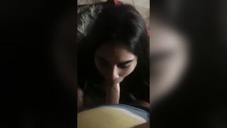 Amateur Latina with Big Tits Giving a Blowjob - 13 image