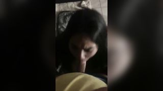 Amateur Latina with Big Tits Giving a Blowjob - 9 image