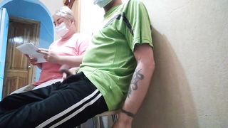 a stranger jerks off to me in the corridor of the polyclinic - 2 image