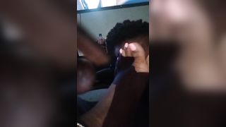 Ebony BBW Step-Mom Dominates and Smothering Step-Son with her Meaty Soles - 4 image