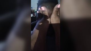 Ebony BBW Step-Mom Dominates and Smothering Step-Son with her Meaty Soles - 6 image