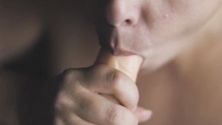 Sexy BBW MILF Dildo Blowjob Training.