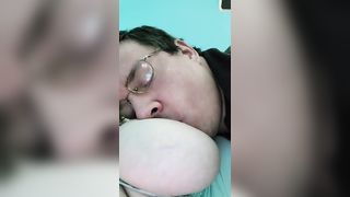 Playing and Sucking my Wifes Big Tits and she Orgasms - 7 image