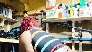 Beautiful BBW Wife Gets Mad & Husband for Talking too much & Rhode Dick like a Savage Sucked - 12 image